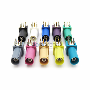 Rechtwinkliger Fakra-Steckverbinder A/B/C/D/E/F/G/H/I/<span class=keywords><strong>J</strong></span>/K/L/<span class=keywords><strong>M</strong></span>/0/Z Stecker für Leiterplatten - Product Image 1