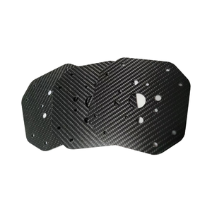 El Marco de tablero trasero de fibra ligera de alta resistencia puede ser una fábrica de piezas de placa de carbono liso de sarga - Product Image 2