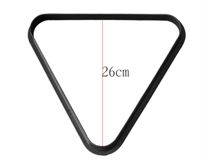 Accessoires de billard américain en plastique <span class=keywords><strong>noir</strong></span>, <span class=keywords><strong>triangle</strong></span>, vente en gros - Product Image 2