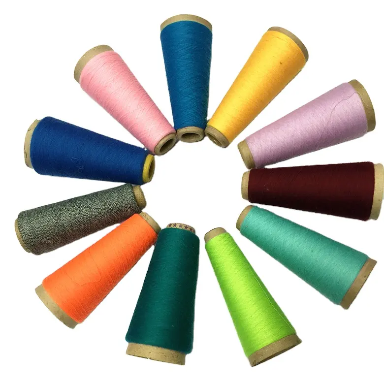 Tambour fixe de fil coloré 100% polyester, haute pureté