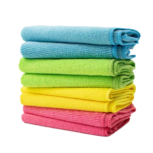 Chiffon de vaisselle en microfibre à double usage sec et humide multifonctionnel pour l'absorption d'eau et l'élimination de l'huile Tampon à récurer ménager - Product Image 3