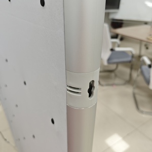 กล่องไฟทรงกลมขนาดใหญ่ 48 นิ้ว โครงอะลูมิเนียมชุบสีเงิน - Product Image 3