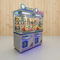La machine de cadeau d'arcade de distribution de prix coloré vise à gagner décrite comme un divertissement commercial de machine de poupée