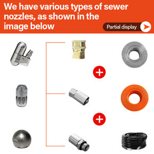 Ugello Multifunzione AMJET <span class=keywords><strong>Fai</strong></span>-<span class=keywords><strong>da</strong></span>-<span class=keywords><strong>te</strong></span> in Acciaio Inossidabile 100-200mm con Nuclei Intercambiabili e Modelli di Getto Personalizzabili per Tubazioni Fognarie - Product Image 5