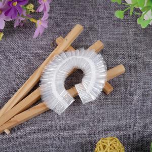 Bonnets de douche jetables transparents en PE en plastique imperméable à l'eau Cheveux bouffants Bonnets de bain de spa Équipements de l'hôtel pour le nettoyage Bain - Product Image 2
