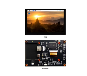 Pantalla HD de 5 pulgadas IPS Ángulo de visión completo adecuado para Raspberry <span class=keywords><strong>Pi5</strong></span>/4B Interfaz incorporada 1024x600 - Product Image 1