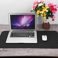 Décoration de bureau et accessoires de bureau Tapis de bureau avec tapis de souris en feutre pour un confort optimal