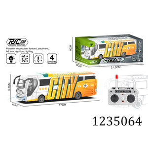 Voiture télécommandée Bus de ville télécommandé avec lumière et contrôleur Mini-Pro Baby Bus Cars Model Toys Vehicles for Kids - Product Image 5