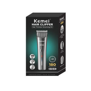 Kemei <b>Hair</b> <b>Clipper</b> KM-2481 Professional Electric Trimmer With Metal Blade USB Charging 180 Min Runtime - Product Image 1