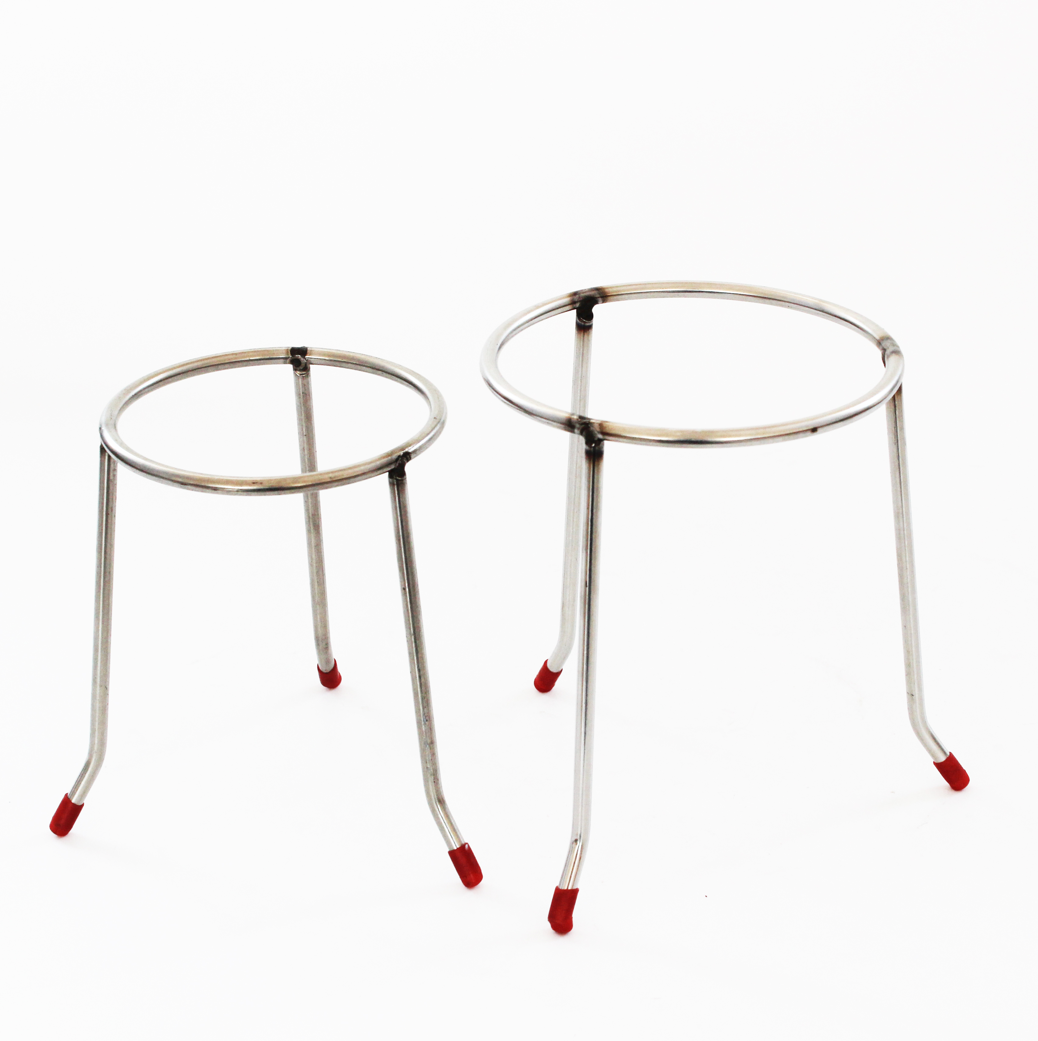 Accessoire Chimie Trépied Pour Brûleur à Huile En Fer, Hauteur Réglable, Base Barbecue Charbon De Bois En Fonte