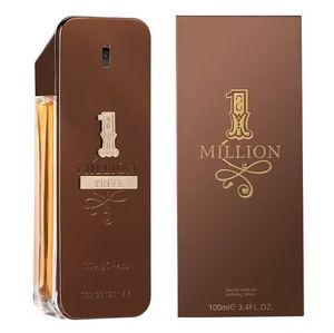 Parfum pour homme de haute qualité <span class=keywords><strong>One</strong></span> <span class=keywords><strong>Million</strong></span> <span class=keywords><strong>100ml</strong></span>, en stock dans l'entrepôt américain, parfum longue durée, style moderne épicé, flacon en verre - Product Image 4