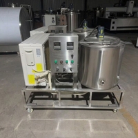 Pasteurisateur 100/150/200/300/500/1000 Litres, Pasteurisateur de Lait, Petite Machine de Pasteurisation de Jus avec Fonction de Refroidissement