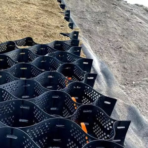 Üstün toprak stabilizasyonu için 150-500mm hücresel arıtma sistemi HDPE dokulu pürüzsüz plastik Geocell - Product Image 1