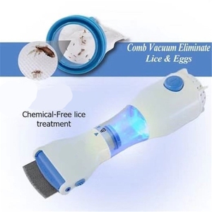 Hot Sale <strong>Electric</strong> Lice <strong>Comb</strong> Hair Cleaner <strong>Flea</strong> Remover Lice <strong>Comb</strong> Plastic Massage <strong>Comb</strong> - Product Image 2