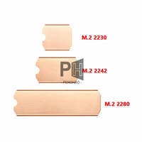 M.2 NVME 2280 2242 2230 SSD радиатор медный PS5 радиатор твердотельный радиатор кулер силиконовая медь обработка прецизионная обработка