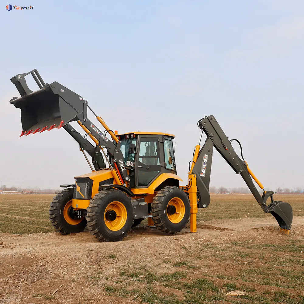 Yaweh 4CX produttore piccolo 8 ton mini terne ruota con parti prezzo di fabbrica per la vendita jcb