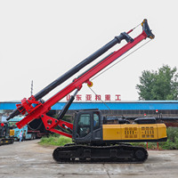 Pile driver sur chenilles de 30 m DR-150 |   Machine de pose de pieux hydraulique avec moteur Cummins pour terrains difficiles