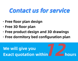 Lit superposé pliant minimaliste pour enfants avec cadre métallique inclinable, double sur double, avec barrières de sécurité pour <span class=keywords><strong>la</strong></span> chambre à coucher - Product Image 6