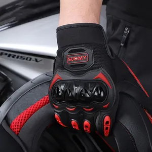 Fabricante Dedo Cheio Luvas De Motocross Anti Slip Respirável Mão Luvas Para Bicicleta Motociclista Motociclista Mão Luvas Motocicleta