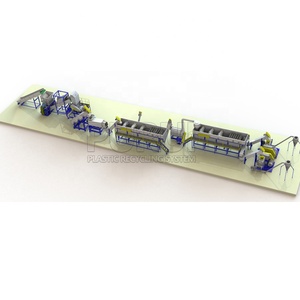 Línea de Lavado y Limpieza de Película de Plástico PE de Alto Rendimiento PURUI para Reciclaje de Residuos con Trituradora Granuladora - Product Image 2