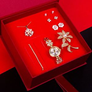 Promoción de San Valentín, Set de Regalo para Mujer con Pulseras, Relojes, Anillos y Collares, Recuerdos Perfectos para Novias - Product Image 3