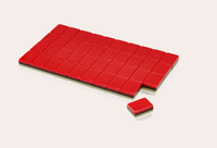 Rotes 4-Schichtiges Acryl Amerikanisches Mahjong-Set, Premium Gravierte Spielsteine, Luxuriöses Feiertagsgeschenk für Frauen