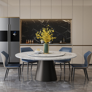 Tavolo moderno tavoli da pranzo con sedie moderno con tavolo da pranzo in marmo colore opzionale <span class=keywords><strong>Lazy</strong></span> hui - Product Image 2