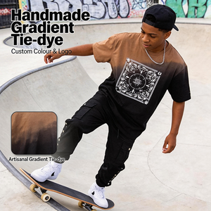 T-shirt décontracté pour <span class=keywords><strong>homme</strong></span> <span class=keywords><strong>à</strong></span> manches courtes, 100 % coton, imprimé dessin animé, design vierge, écologique, respirant, style streetwear - Product Image 1