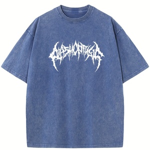 Breathable 100% Cotton Knitted Oversized T-Shirt Unisex 2025 Summer 3D Graphic Print Sublimation Regular Fit - Product Image 6