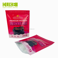 Sacs en mylar alimentaire personnalisés avec emballage en feuille d'aluminium pour collation, pochette de sachets à fermeture éclair, surface d'impression par héliogravure pour biscuit