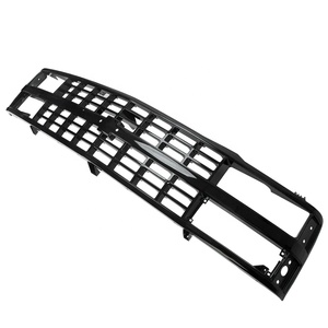 Parrilla Delantera Negra Brillante para Chevrolet <span class=keywords><strong>C</strong></span>/<span class=keywords><strong>K</strong></span> 1500 2500 3500 1988-1993, Nueva - Product Image 1