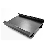 Radiateur en aluminium extrudé pour aquarium LED, découpe et pliage sur mesure, alliage série 6000, diverses finitions d'anodisation