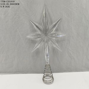 <b>Christmas</b> <b>Tree</b> <b>Top</b> Sparkle Stars Hang Xmas Decoration Treetop Topper Supplies <b>Christmas</b> <b>Tree</b> Decor - Product Image 4
