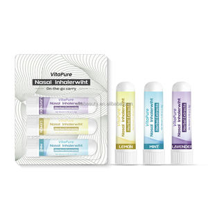 Kit d'inhalateurs nasaux à base d'huiles essentielles de menthol et d'extrait de camphre <span class=keywords><strong>pour</strong></span> l'aromathérapie, soulagement des nez bouchés et bien-être à base de plantes (OEM) - Product Image 5