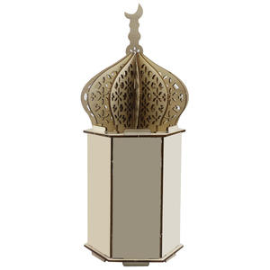 Decoración creativa de Ramadán, decoración artesanal de madera, decoración creativa de <span class=keywords><strong>Faro</strong></span> de Iglesia musulmana de madera, venta al por mayor - Product Image 4
