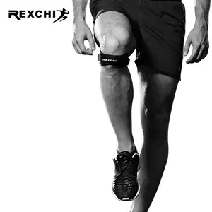 REXCHI HX13工厂供应商可调男女弹性户外运动篮球透气髌骨山地自行车护膝