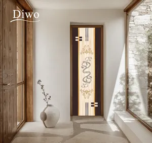 DIWO 685mm colourful design for PVC door panel decoration hot stamping foil