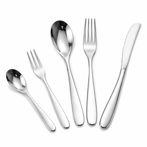 Wholesale Knife <b>Fork</b> Spoon Hotel Flatware Wedding Stainless Steel Gold Flatware Set - Product Image 2