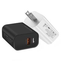 Cargador USB C de 45W, Cargador Rápido de Pared con 2 Puertos, Mini Cargador de Pared USB C con Tecnología GaN para Galaxy S23 Ultra, iPhone, iPad