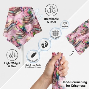 Tissu en popeline de <span class=keywords><strong>coton</strong></span> <span class=keywords><strong>imprimé</strong></span> numérique personnalisé, motif animal, 100% <span class=keywords><strong>coton</strong></span>, tissu tissé, tissu en <span class=keywords><strong>coton</strong></span> doux pour chemises, sans MOQ - Product Image 3