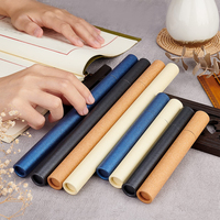 Tube en papier cylindrique rond pour bâtonnets d'encens, biodégradable, de haute qualité, avec logo personnalisé imprimé, parfum naturel, diamètre mini.