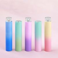 Flacon pulvérisateur de parfum rotatif de 10 ml - Flacon de voyage rétractable à fine brume, écologique, pour échantillons de lotion/soins de la peau (compact)