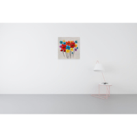 Peintures murales classiques faites à la main sur toile (huile/acrylique) pour la décoration intérieure – Vente en gros