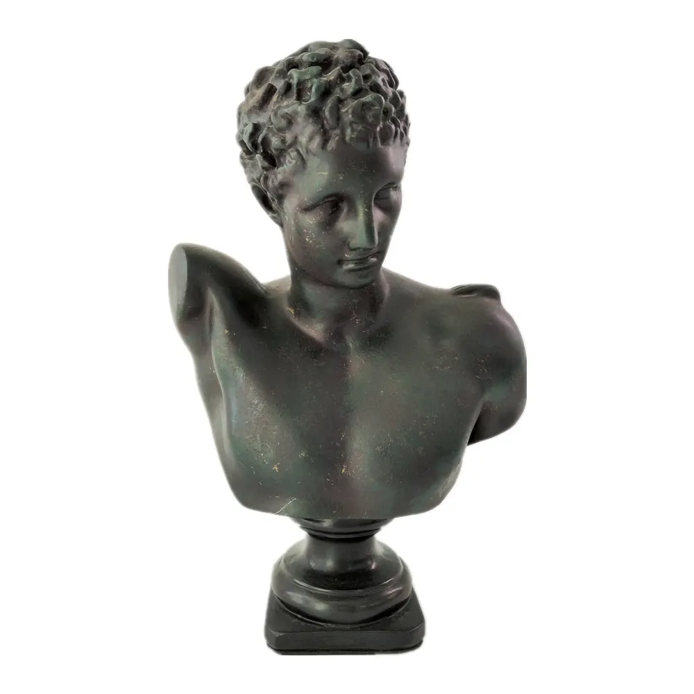 विंटेज ग्रीक देवता की प्रतिमा कार्यालय सजावट शिल्प