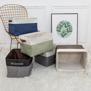 Panier de rangement, bacs de rangement pliables pour les vêtements de bébé, rangement de jouets, paniers de rangement pour la crèche - Product Image 3