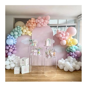 Tự Làm Trang Trí Đầy Màu Sắc Pastel Maccaron Bóng Vòng Hoa Vòm Kit Sinh Nhật Đám Cưới Bé Tắm Kỷ Niệm Đảng Trang Trí Nội Thất - Product Image 4