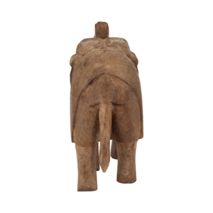 Scultura di Elefante in Legno Intagliato, Decorazione Moderna per Casa, Elegante Ornamento per Bagno, Ufficio, Soggiorno - Product Image 4