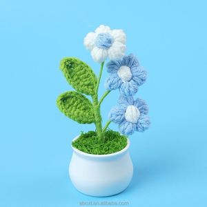 Flores y Plantas Decorativas de Ganchillo para Navidad, San Valentín, Día de la Madre, Año Nuevo, Día del Padre, Decoraciones para el Hogar - Product Image 5