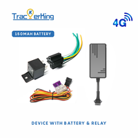 Traceur GPS 4G J16, protocole GT06, anti-brouilleur, dispositif de suivi GPS pour voiture et moto, mini-appareil de suivi de véhicule en temps réel avec 300 mAh