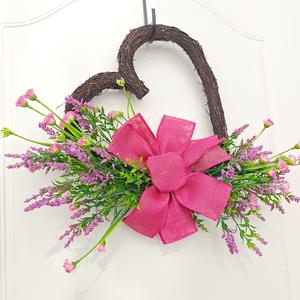 Nuevo Producto: Corona Realista en Forma de Corazón, Decoración de Anillo de <span class=keywords><strong>Flores</strong></span> para el Dí<span class=keywords><strong>a</strong></span> de San Valentín o el Dí<span class=keywords><strong>a</strong></span> de la Madre, Corona Ecológica para Colgar en la Puerta - Product Image 3